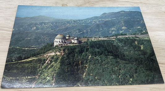 Vintage Griffith Observatory Los Angeles California Color Postcard 5.5x3.5 In