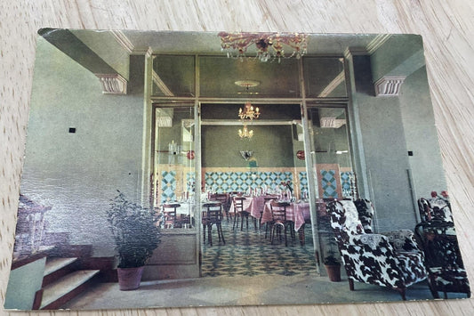 Vintage Abdera Hotel Adra Almería Spain Color RPPC Postcard 5.5x3.5 In