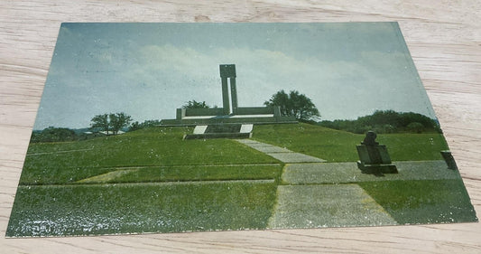 Vintage Grave Of Colonel Fannin Monument Goliad Texas Color Postcard 5.5x3.5 In