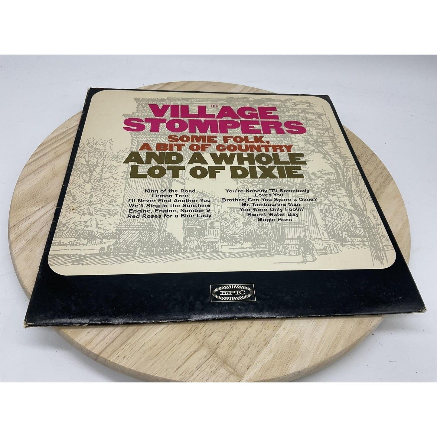 Vintage Village Stompers LP Some Folk Bit Country Whole Lot Dixie Epic Mono