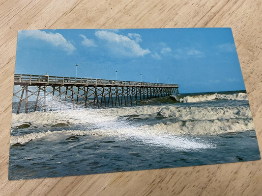 Vintage Atlantic Coast Of North Carolina Postcard Helen M. Tatum Color 5.5x3.5