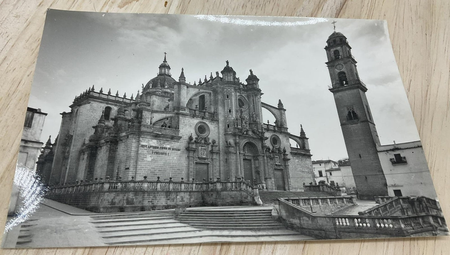 Vintage Jerez De La Frontera Templo Colegial Ediciones Sicilia B&W RPPC5 .5x3.5
