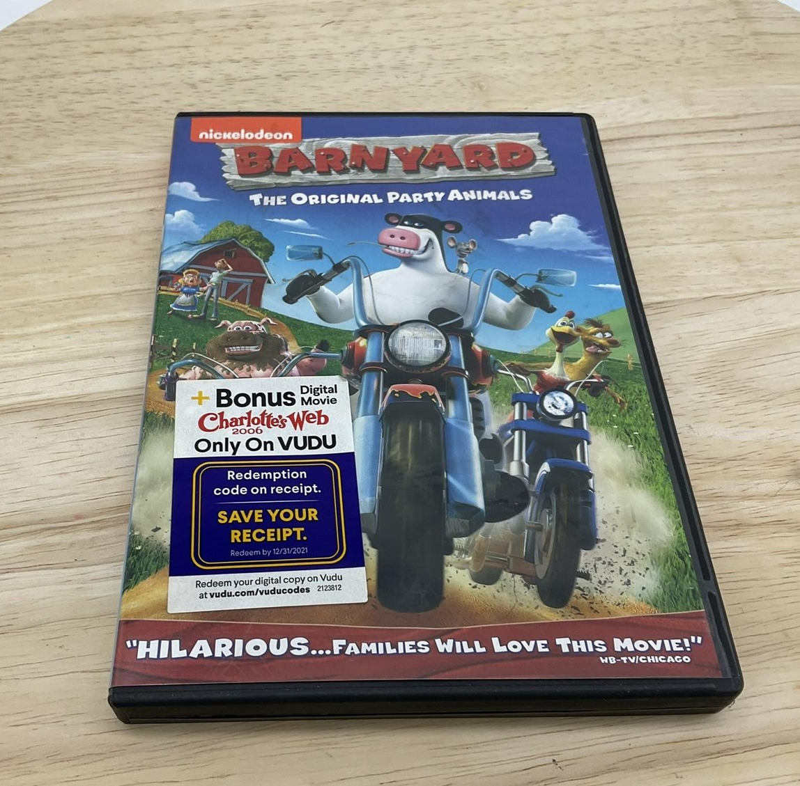 Barnyard DVD 2006 Nickelodeon Paramount Animated Movie Widescreen Region 1 NTSC