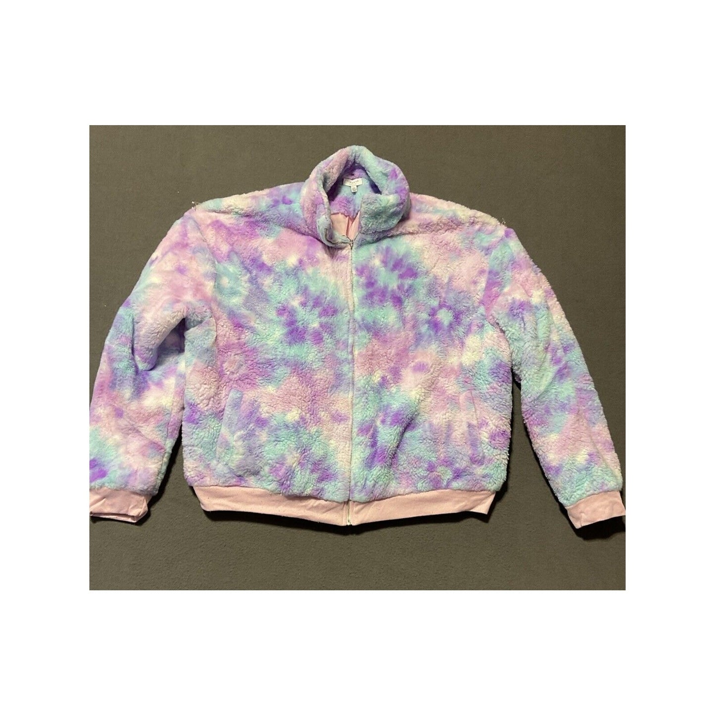CABANA BY CROWNS & IVY XXLG JRs/ Teen Faux Fur Winter Jacket FULLZIP MUILT-COLOR