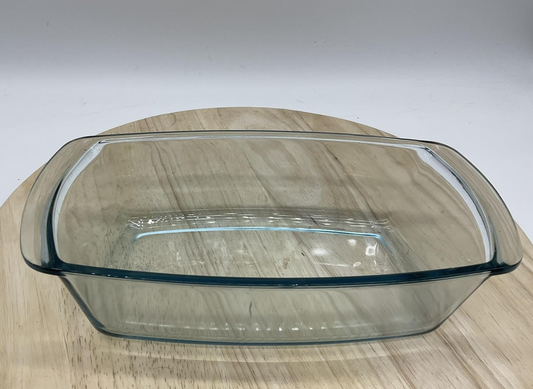 Marinex Clear Glass Loaf Pan 11x7 Rectangular Baking Dish Made Brazil Kitchen