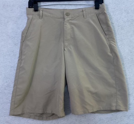Chaps Shorts Boys 18 Beige Chino Flat Front Adjustable Waist School Uniform