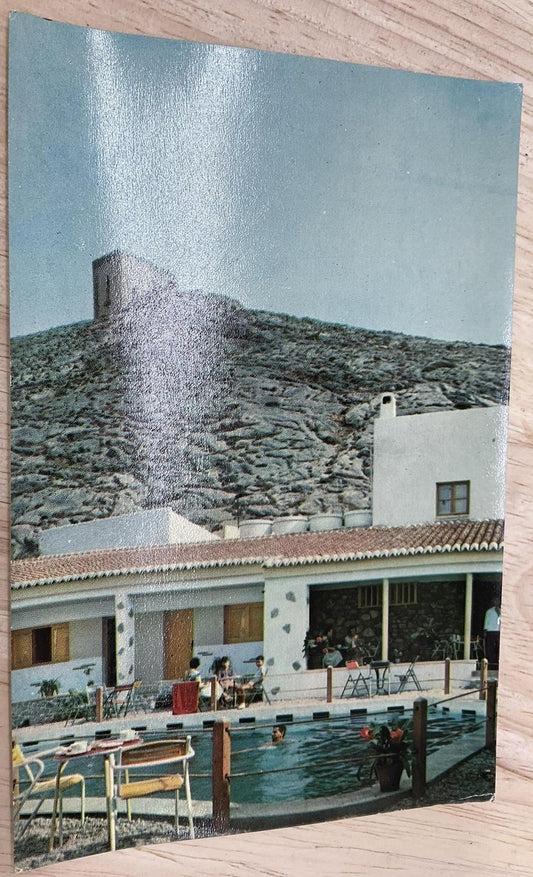 Vintage Castell De Ferro Hotel Residencia Paredes RPPC Spain Postcard 6 X 4 In
