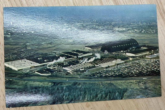 Vintage Goodyear Aerospace Building Complex Akron Ohio Color Postcard 5.5x3.5 In