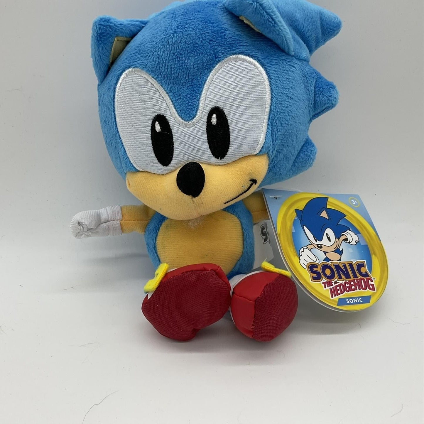 Sonic The Hedgehog Sonic Plush Doll Toy JAKKS Pacific Small Blue Stuffed Animal