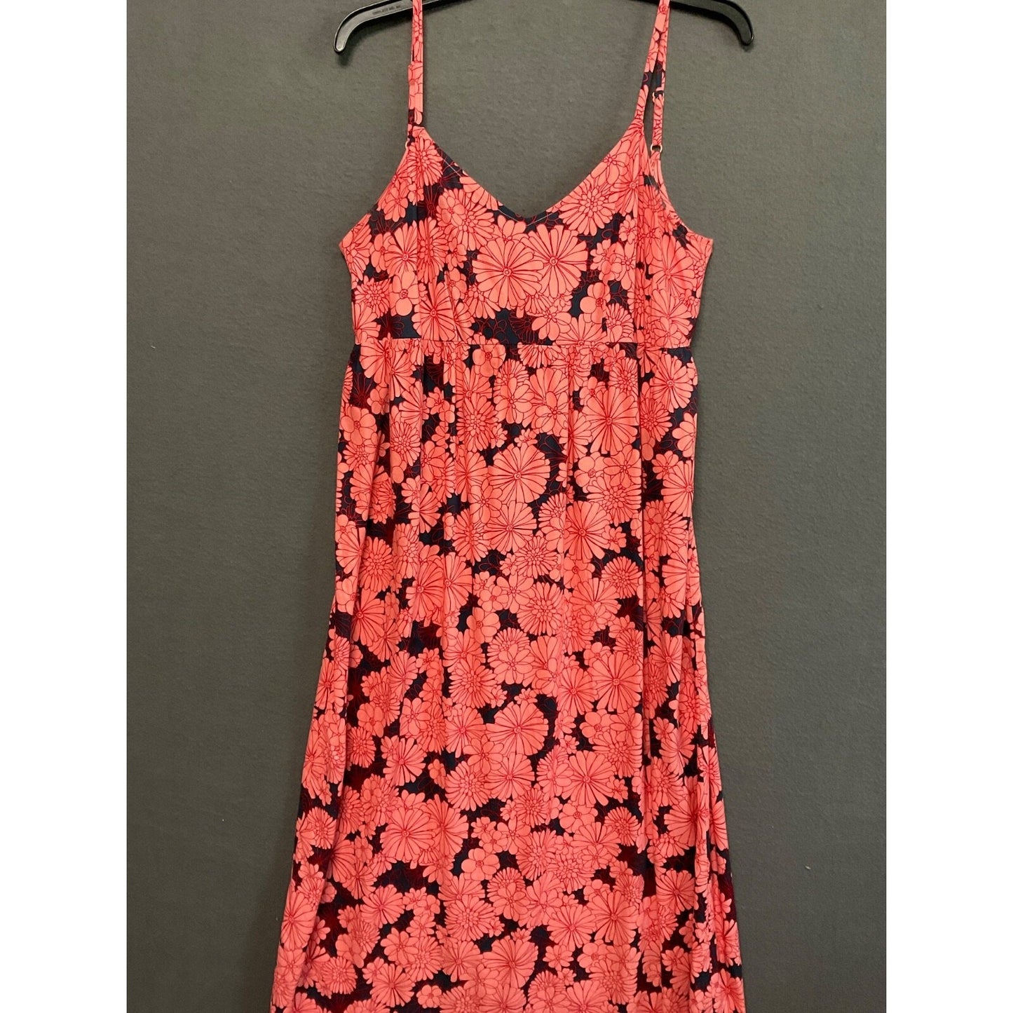 Isabel by Ingrid & Isabel Pink Floral Sleeveless Tie Back Maxi Dress M Boho