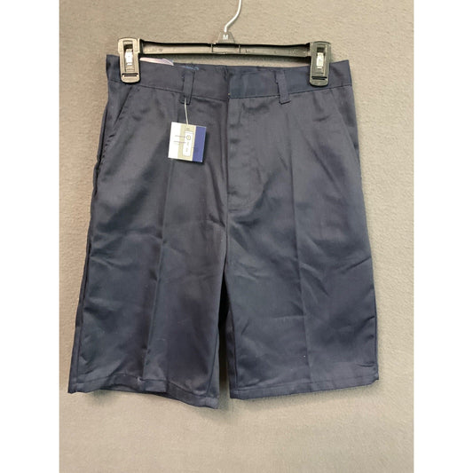 Classic School Uniform Shorts Boys Size 14 Navy Blue Wrinkle Resistant NWT
