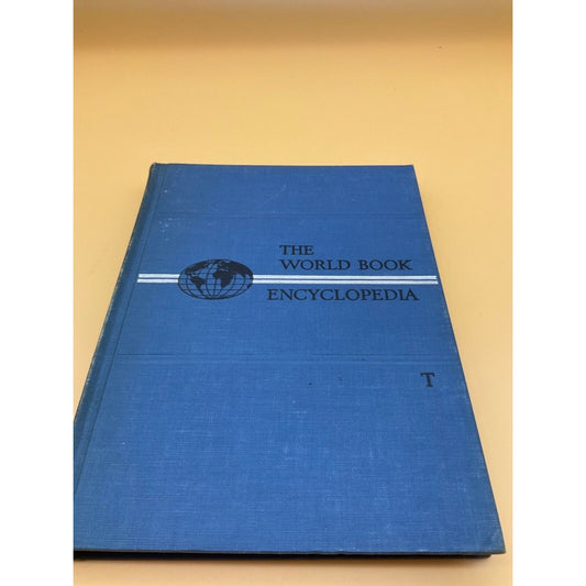 1961 World Book Encyclopedia Vol 17 "T", Vintage Hardcover, Field Enterprises