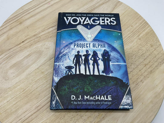 Voyagers 1 Project Alpha D.J. MacHale SciFi Adventure Kids Hardcover Book Novel