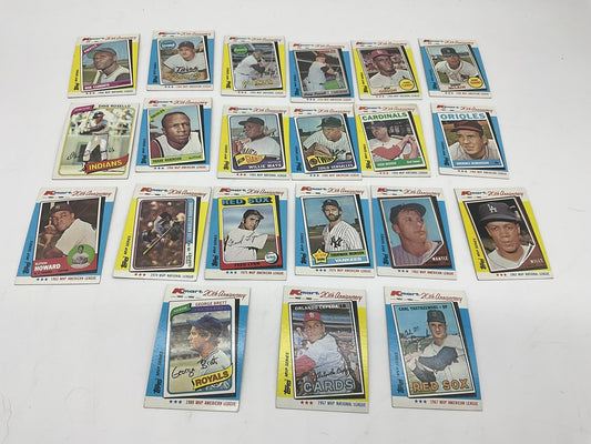 Topps Kmart 20th Anniversary MVP Series Baseball 19 Cards Stars HOF Vintage
