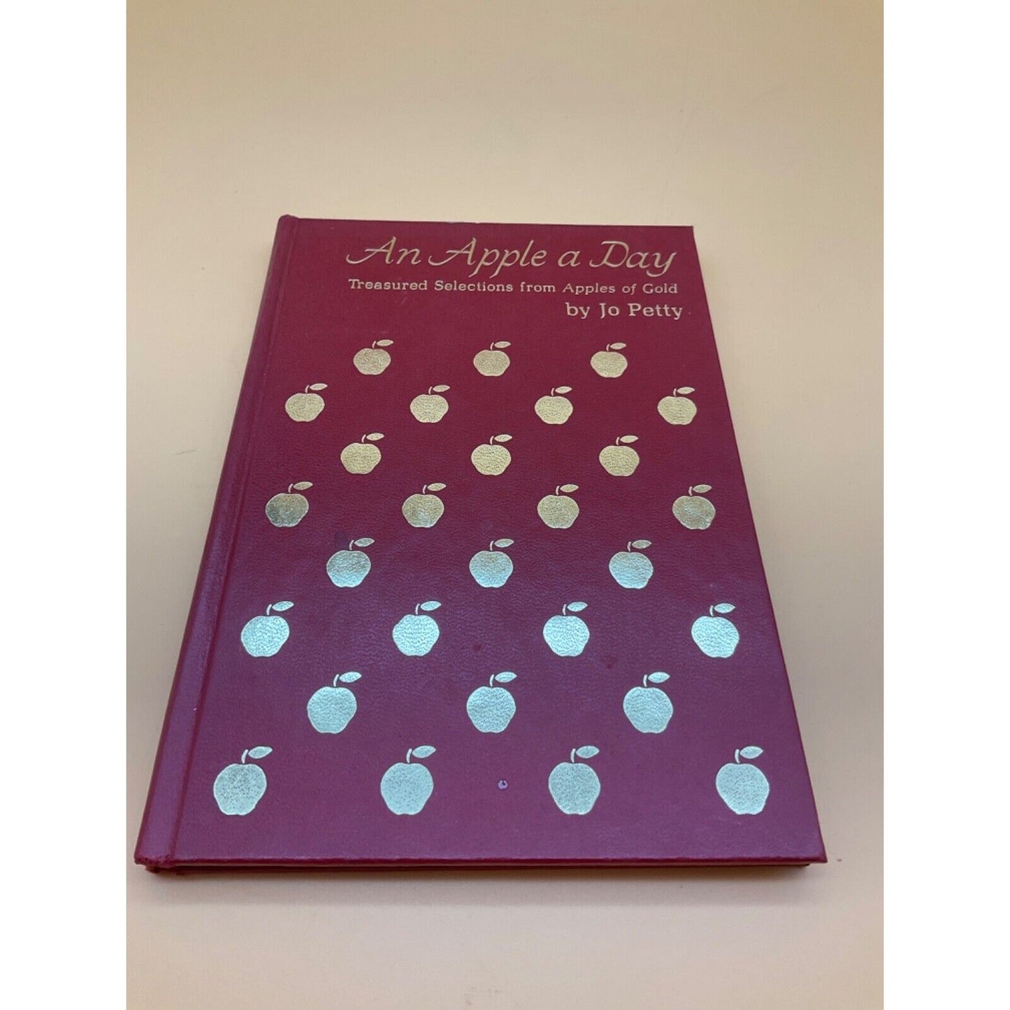 An Apple a Day" by Jo Petty, Very Good, Note on First Page, Treasured Selections