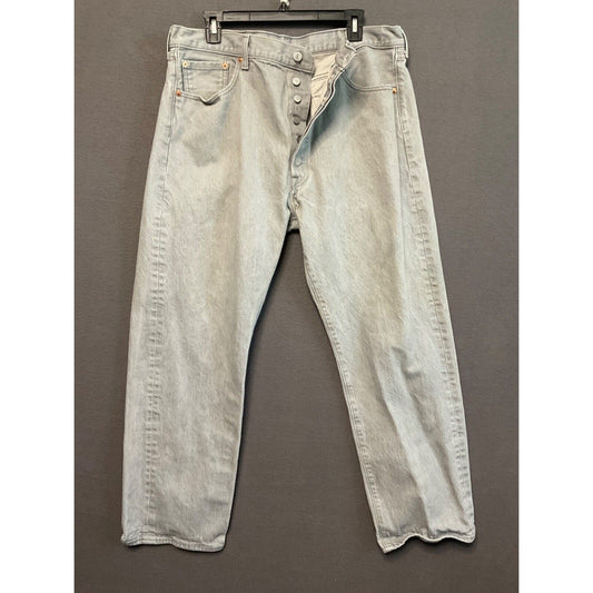 Vintage Levis 501 Jeans Men36X34 Fits 40X32 Gray Button Fly Y2k Skater Baggy