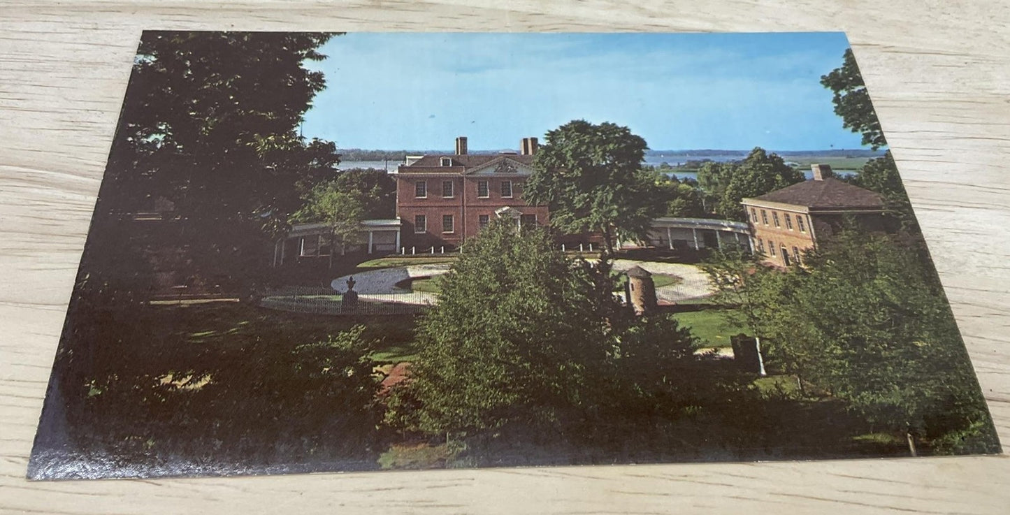 Vintage Tryon Palace New Bern North Carolina Photochrome Postcard 5.5x3.5 In