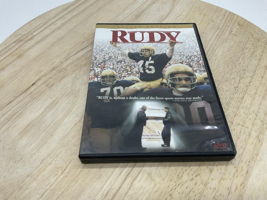 Rudy Special Edition DVD Sean Astin Sports Drama PG Widescreen TriStar Color
