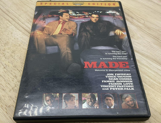 Made DVD 2001 Jon Favreau Vince Vaughn Sean Combs R Special Edition Widescreen