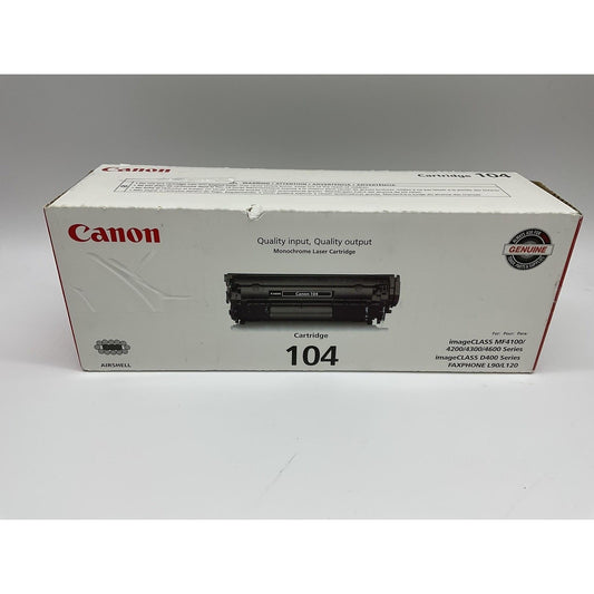 Canon Cartridge 104 Genuine Laser Toner for imageCLASS MF4100 D400 L90 L120