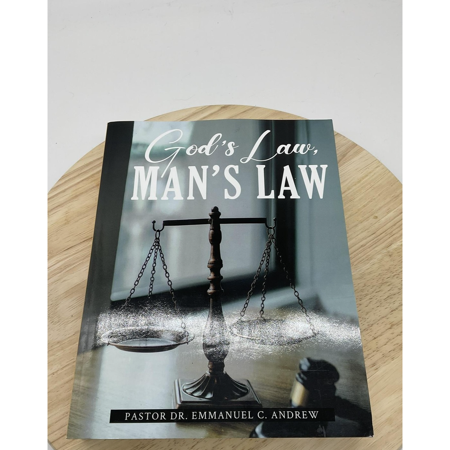 God's Law Man's Law Dr Emmanuel C Andrew Christian Religious Book Softcover