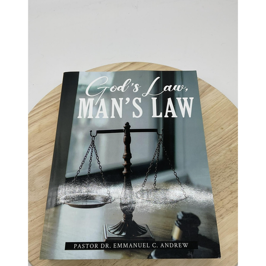 God's Law Man's Law Dr Emmanuel C Andrew Christian Religious Book Softcover