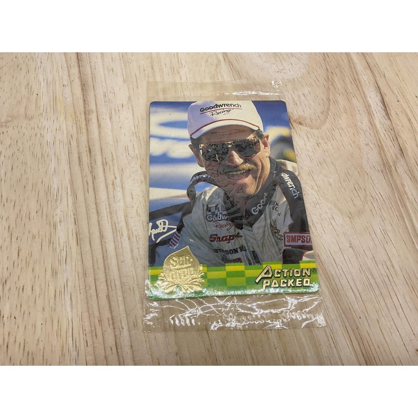 Vintage Dale Earnhardt Card Embossed NASCAR Racing Sun Drop Winston Cup 90s
