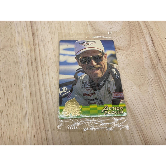 Vintage Dale Earnhardt Card Embossed NASCAR Racing Sun Drop Winston Cup 90s