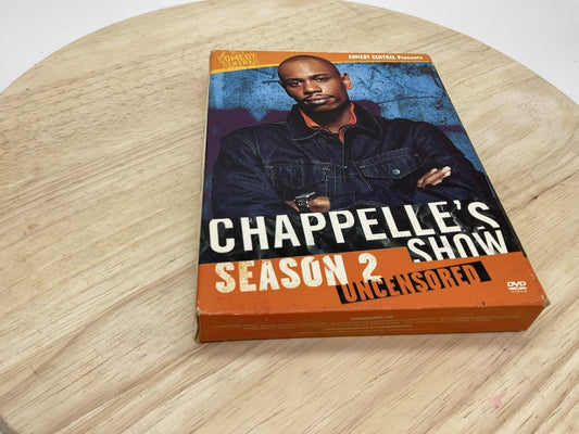 Chappelle's Show Season 2 Uncensored DVD Dave Chappelle Comedy 3-Disc Set NR